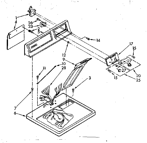 Top and console parts
