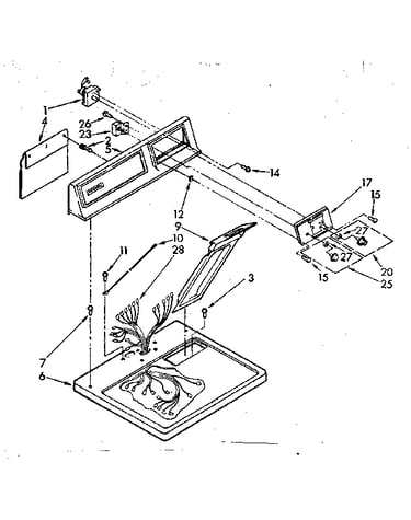 Top and console parts