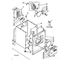 Kenmore 11086821100 cabinet parts diagram