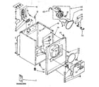 Kenmore 11086850100 cabinet parts diagram