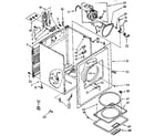 Kenmore 11086862700 cabinet parts diagram