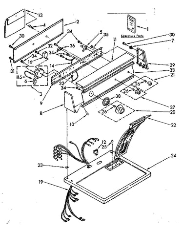 Top and console parts