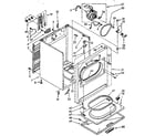 Kenmore 11086870100 cabinet parts diagram