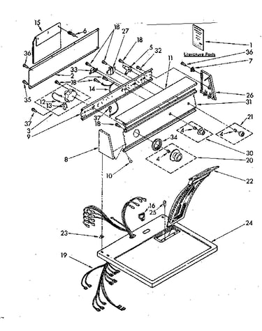 Top and console parts