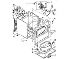 Kenmore 11086872700 cabinet parts diagram