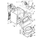 Kenmore 11086873800 cabinet parts diagram