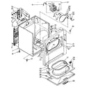 Kenmore 11086873100 cabinet parts diagram