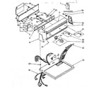 Kenmore 11086874800 top and console parts diagram