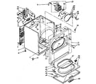 Kenmore 11086874800 cabinet parts diagram