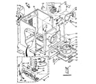 Kenmore 11087810100 cabinet parts diagram