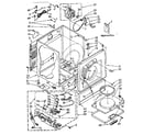 Kenmore 11087820100 cabinet parts diagram