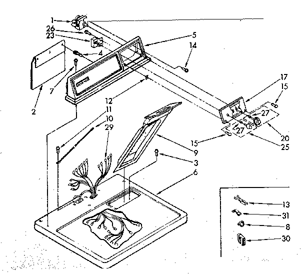 Top and console parts