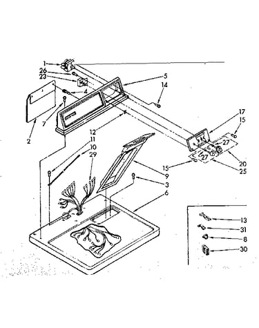 Top and console parts