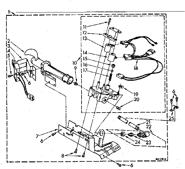 694670 burner assembly