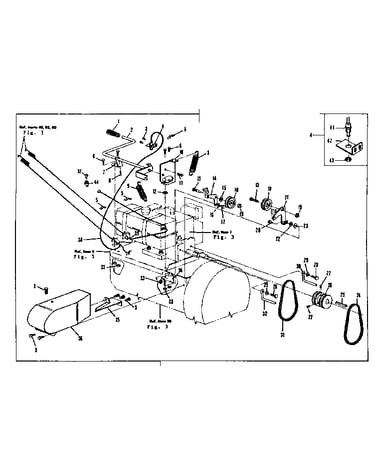 Pulley and springs
