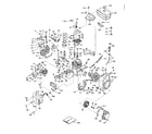Tecumseh HM80-155140C basic engine diagram