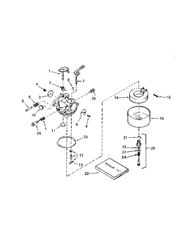 Carburetor no. 631924