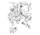 Tecumseh HS50-67143B basic engine diagram