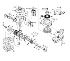 Tecumseh TYPE 670-31C basic engine diagram