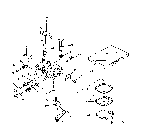 Carburetor no. 631312