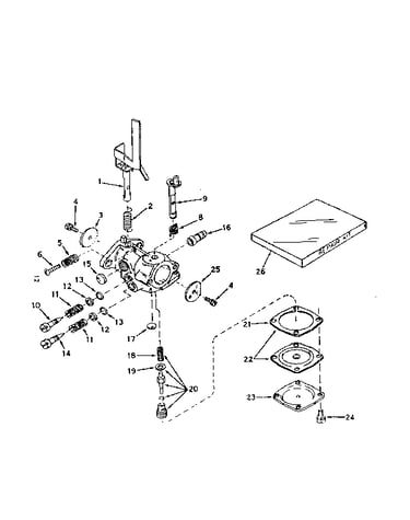 Carburetor no. 631312