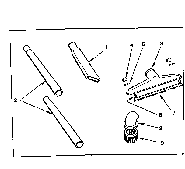 Model 6166 attachment set (optional)