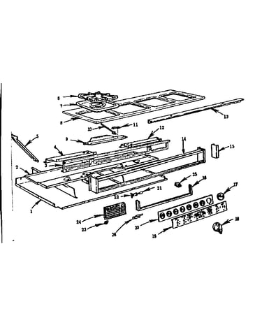 Main top and bottom section