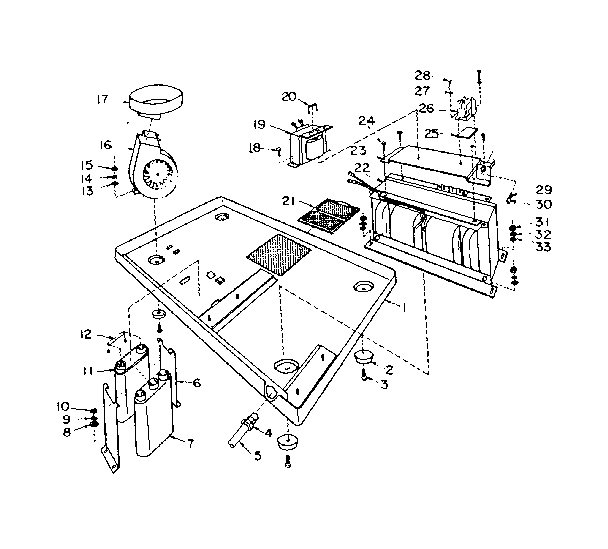 Oven base assembly