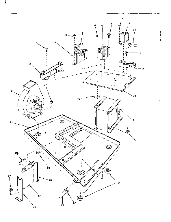 OVEN BASE ASSEMBLY