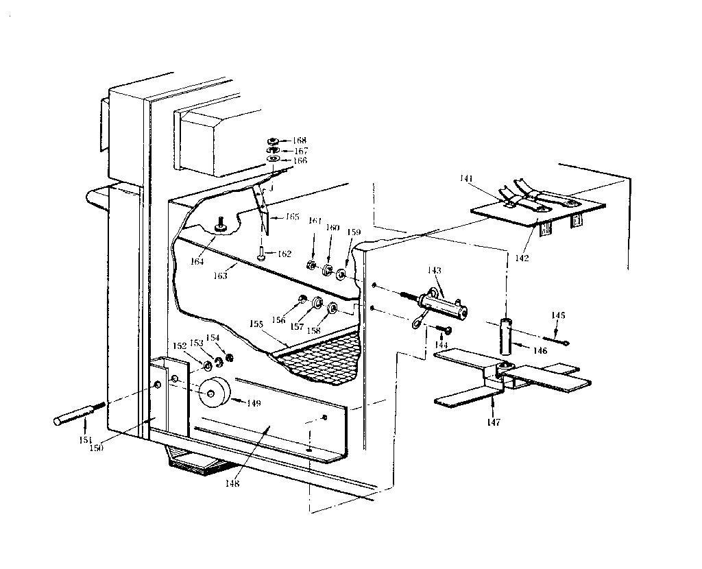 Oven right side view