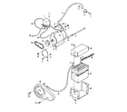 Craftsman 1318450 starter generator assembly and battery diagram