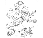 Craftsman 1318460 transaxle/wheel assembly diagram