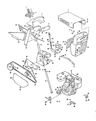 Grill/tie bar and pulley