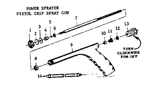 Pistol grip spray gun