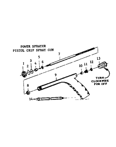 Pistol grip spray gun