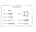 Sears 69660654 fastener combinations diagram