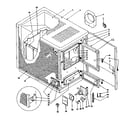 Kenmore 143840520 cabinet diagram