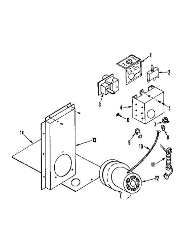 Thermostat / blower and switch