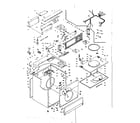 Kenmore 1106208804 machine sub-assembly diagram