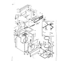 Kenmore 1106308801 machine sub-assembly diagram