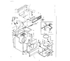 Kenmore 1106308802 machine sub-assembly diagram