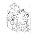 Kenmore 1106308804 machine sub-assembly diagram