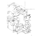 Kenmore 1106408901 machine sub-assembly diagram