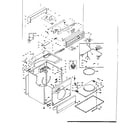 Kenmore 1106518800 machine sub-assembly diagram