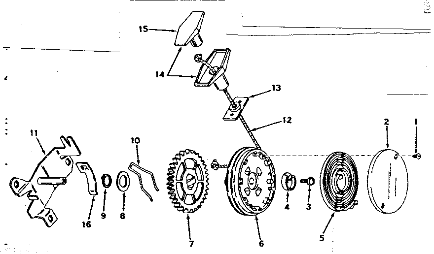 SIDE MOUNT REWIND STARTER NO. 590429