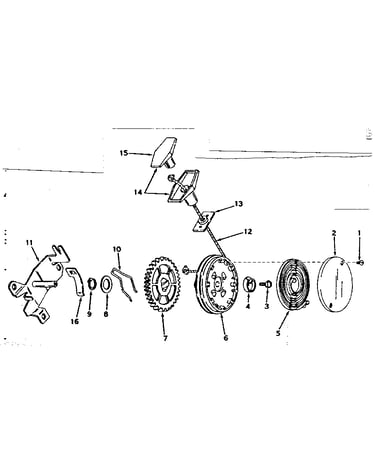 Side mount rewind starter no. 590429