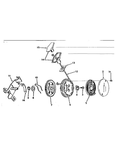 Side mount rewind starter no. 590429