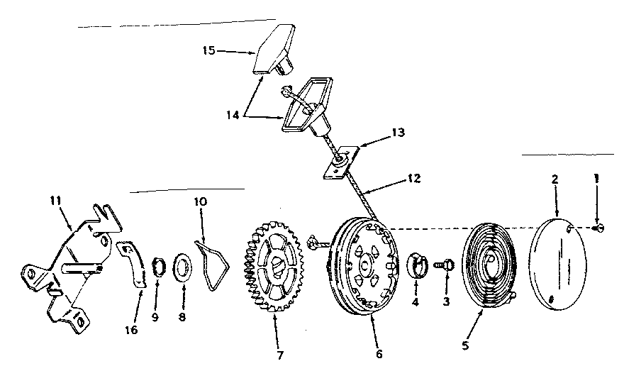 Side mount rewind starter