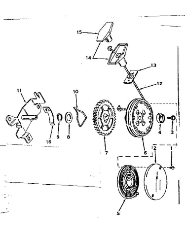 Side mount rewind starter