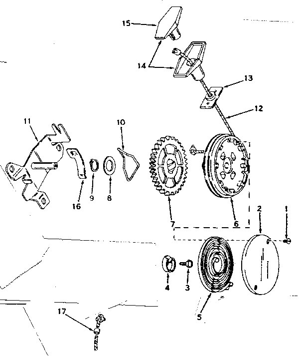 SIDE MOUNT REWIND STARTER